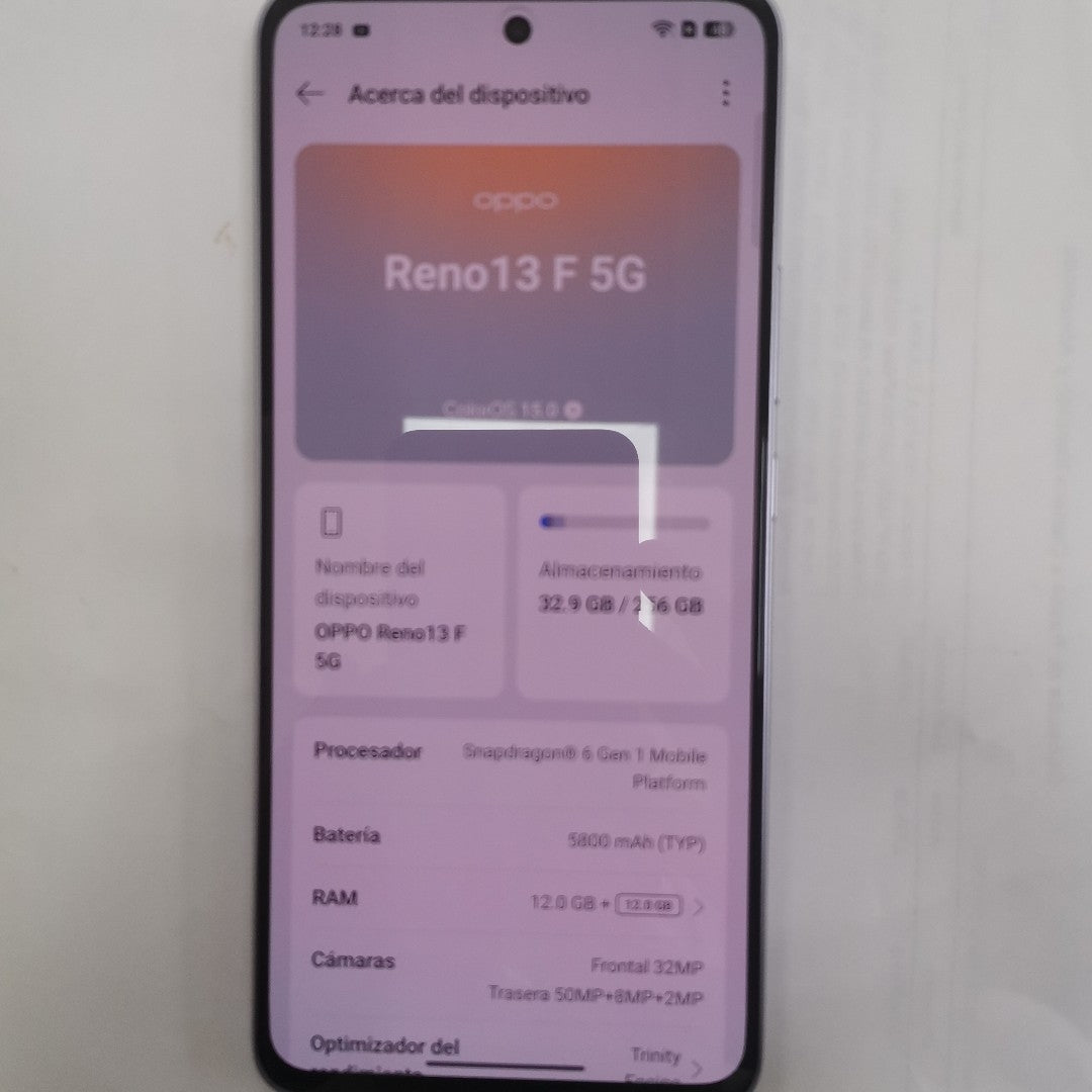 CELULAR OPPO  RENO 13F 5G CPH2699 (2025) 256 GB 12 GB RAM (SEMINUEVO)