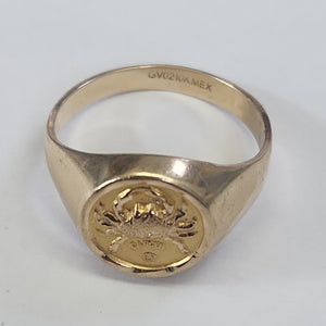 ANILLO. ORO. 10 K 4 GRMS (SEMINUEVO)