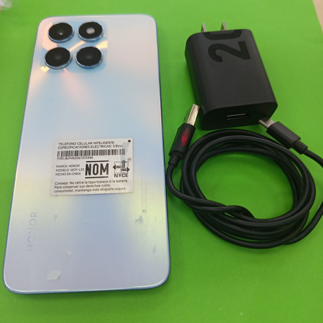 CELULAR HONOR X6A WDY-LX3 (2023) 128 GB 6 GB RAM (SEMINUEVO)