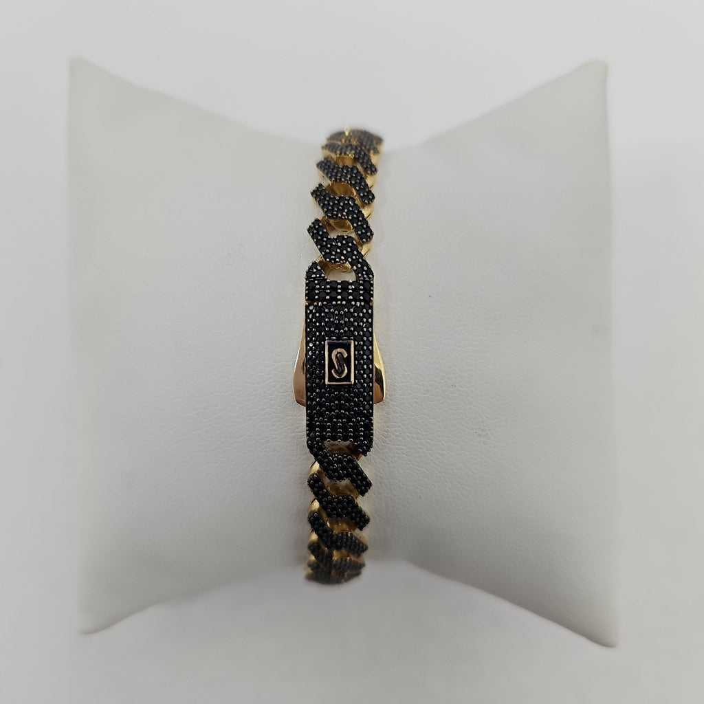 PULSERA MONACO ORO 14K 13 (NUEVO)