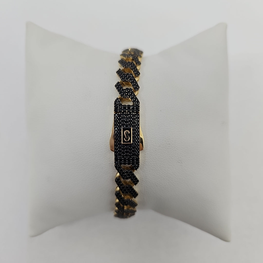 PULSERA MONACO ORO 14K 13 (NUEVO)