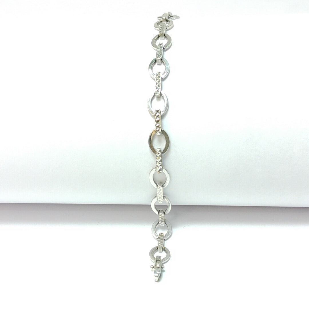 PULSERA. ORO BLANCO. 10 K 7 GRMS (SEMINUEVO)