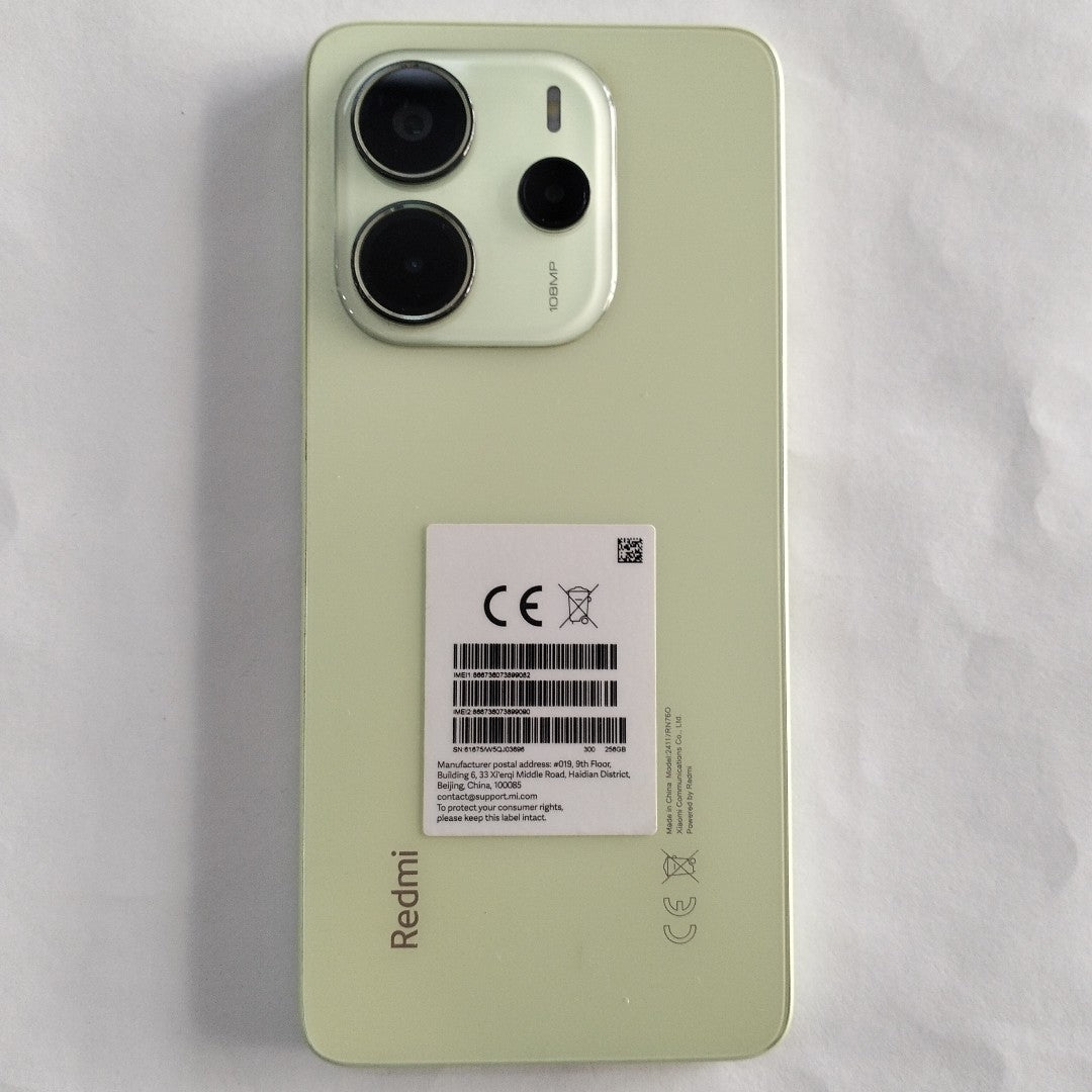 CELULAR XIAOMI REDMI NOTE 14 24117RN760 (2025) 256 GB 8 GB RAM (SEMINUEVO)