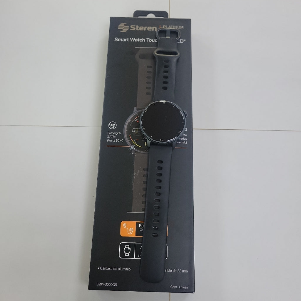 SMARTWATCH STEREN SMS-3000GR 22 MM BLUETOOTH (SEMINUEVO)