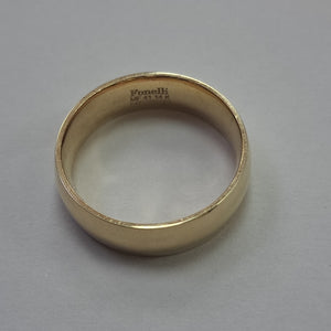 K1 3,60 GRMS 14 K ESPECIFICACIONES COMPLEMENTARIAS ARGOLLA DE MATRIMONIO LISA (SEMINUEVO)