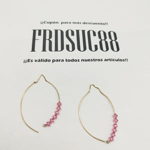 K1 1,90 GRMS 10 K ESPECIFICACIONES COMPLEMENTARIAS ARETES PAR CON PIEDRAS DE COLO (SEMINUEVO)