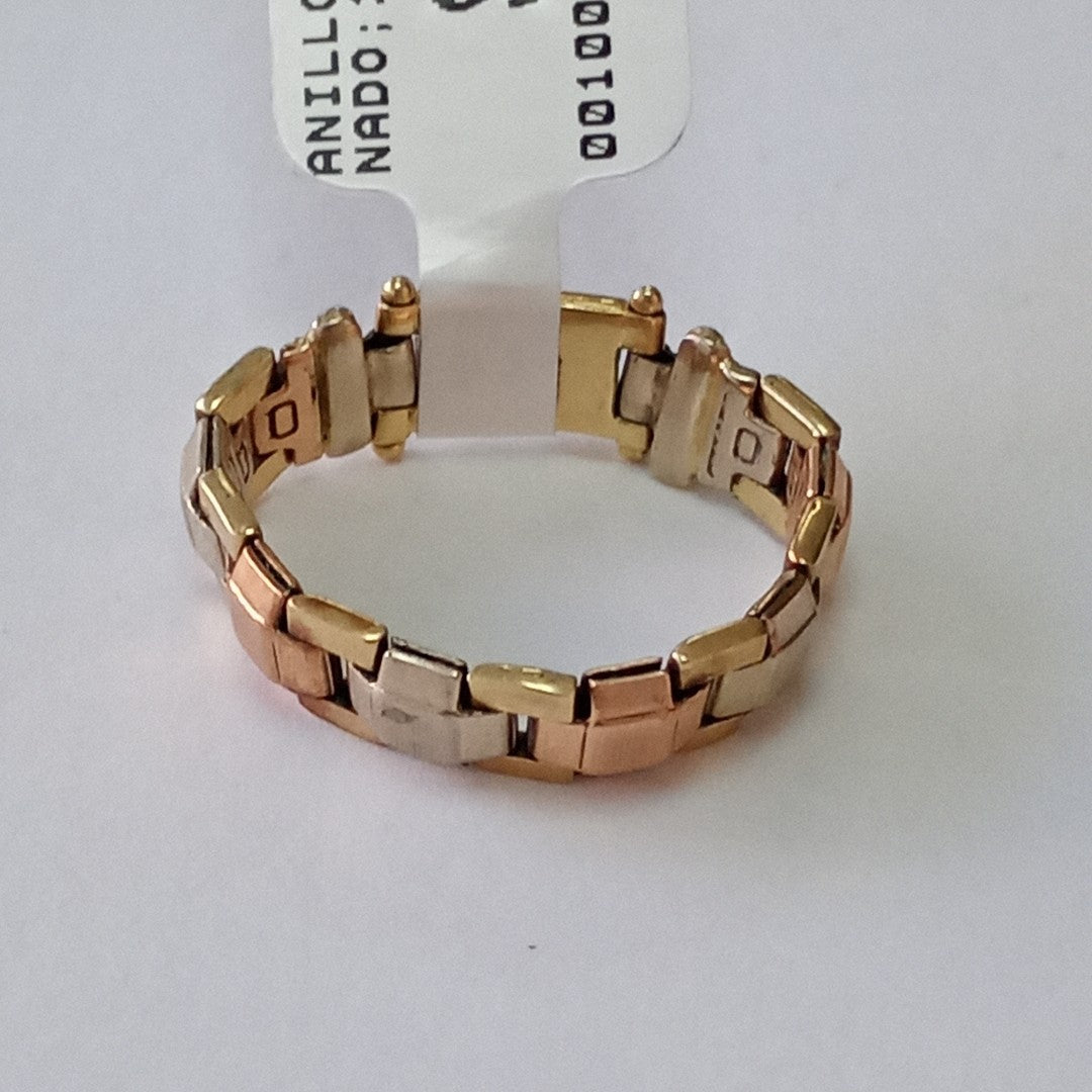 ANILLO ORO,ORO COMBINADO 14 K 3,50 GRMS (SEMINUEVO)