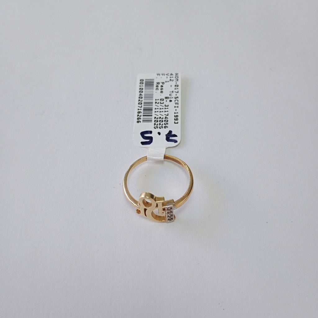 ANILLITO. ORO. 14 K 2.5 GRMS (SEMINUEVO)