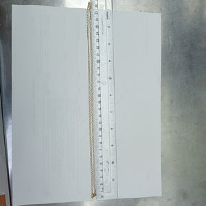 CADENA. ORO, RODIADO 14 K 3 GRMS (SEMINUEVO)