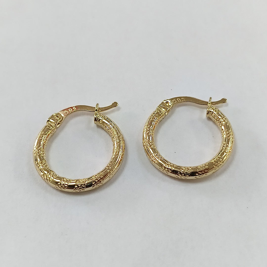 ARRACADAS ORO 14K 2 (NUEVO)