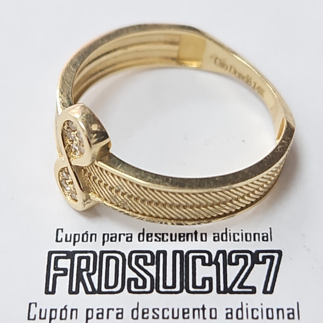 ANILLOS DAMA ORO 14K 2.7 (NUEVO)