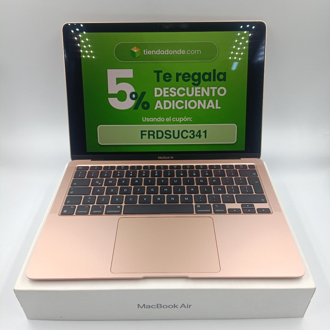 LAPTOP APPLE MACBOOK AIR 13" 2020 3.2 A2337 256 GB SSD 8 GB RAM (SEMINUEVO)