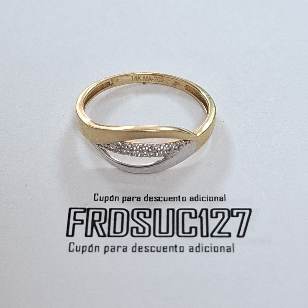 ANILLOS DAMA ORO 14K 1.6 (NUEVO)