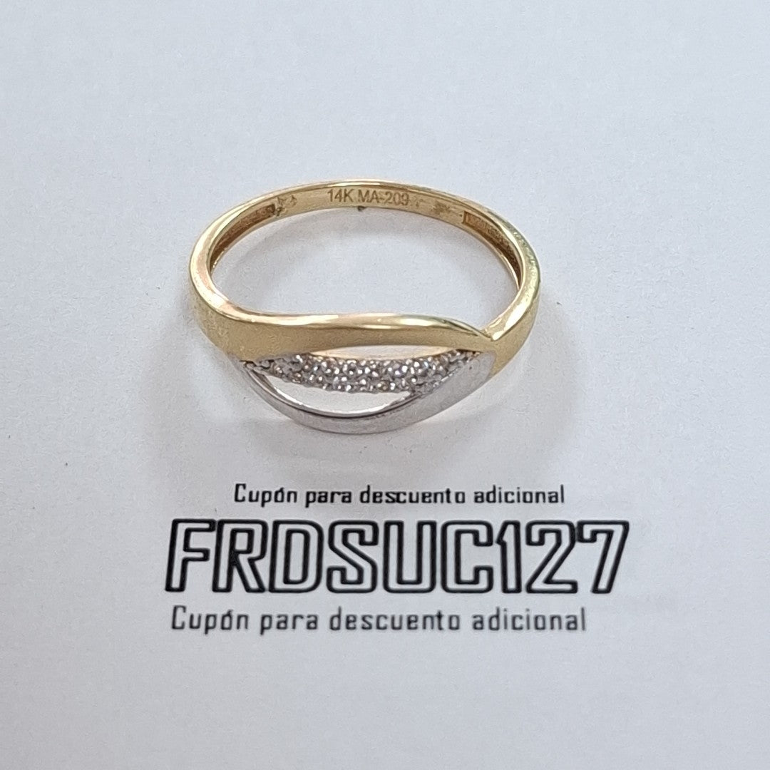 ANILLOS DAMA ORO 14K 1.6 (NUEVO)