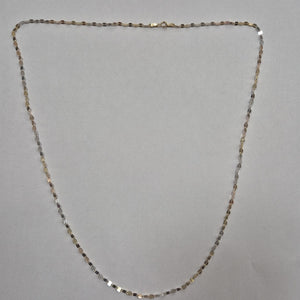 CADENA. ORO COMBINADO. 14 K 2.2 GRMS (SEMINUEVO)