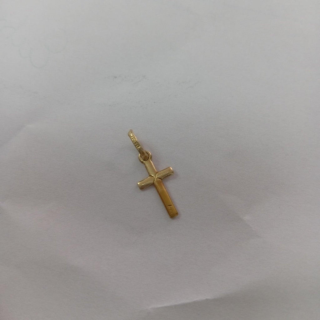 CRUZ, DIJE. ORO. 14 K 0.4 GRMS (SEMINUEVO)