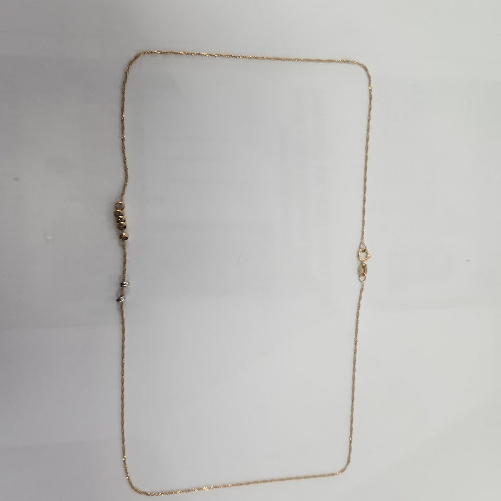 GARGANTILLA. ORO. 14 K 1 GRMS (SEMINUEVO)