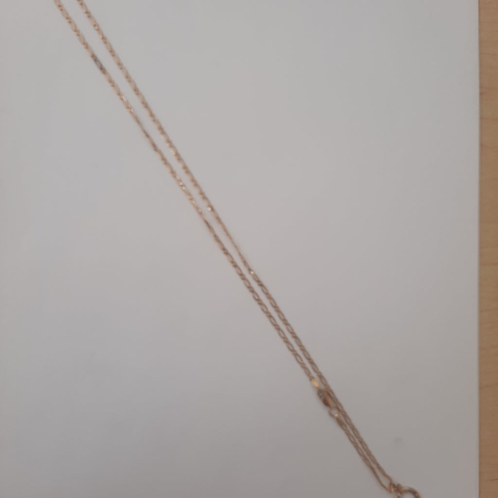 CADENA, DIJE. ORO. 14 K 4.8 GRMS (SEMINUEVO)