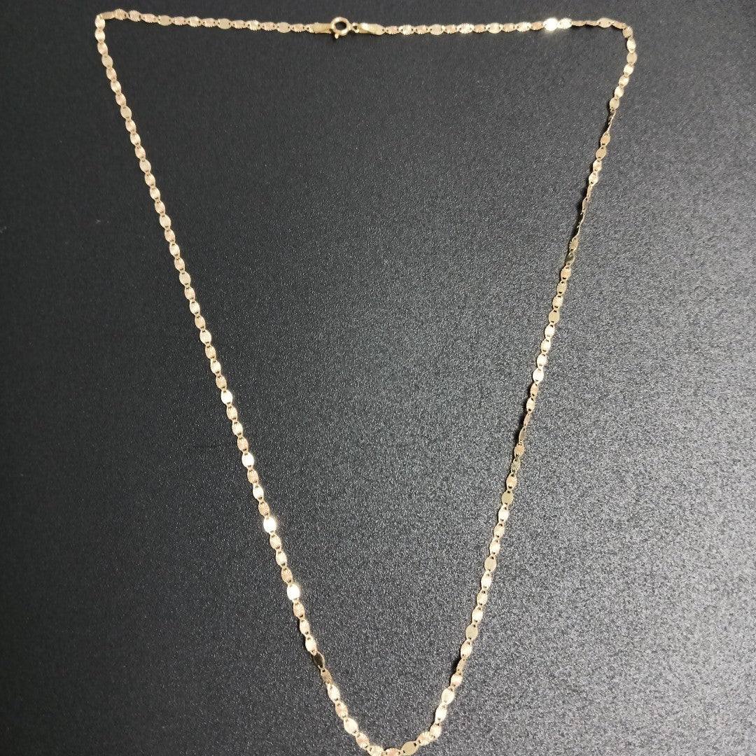 CADENA. ORO. 14 K 1.4 GRMS (SEMINUEVO)