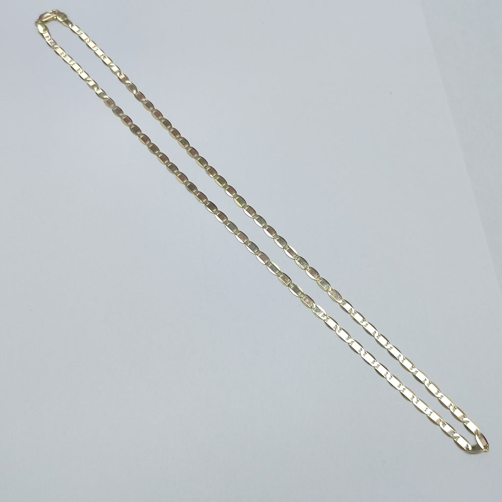 CADENAS VALENTINA/ESPEJO ORO 14K 10 (NUEVO)