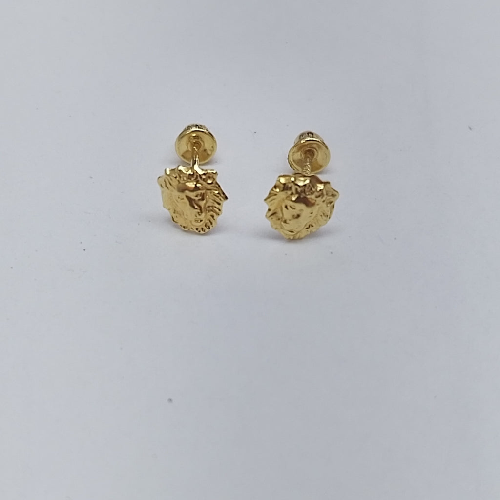 BROQUELES ORO 14K 1 (NUEVO)