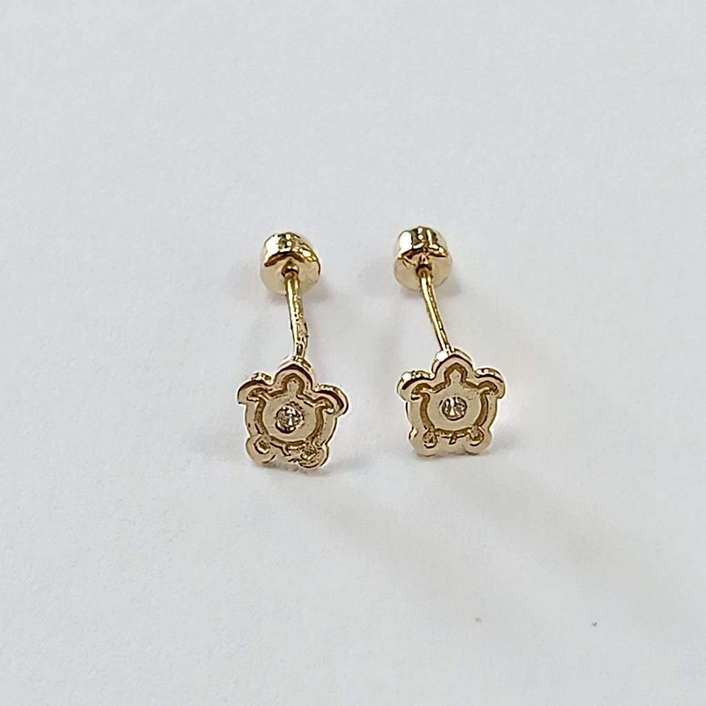 BROQUELES ORO 14K 1 (NUEVO)