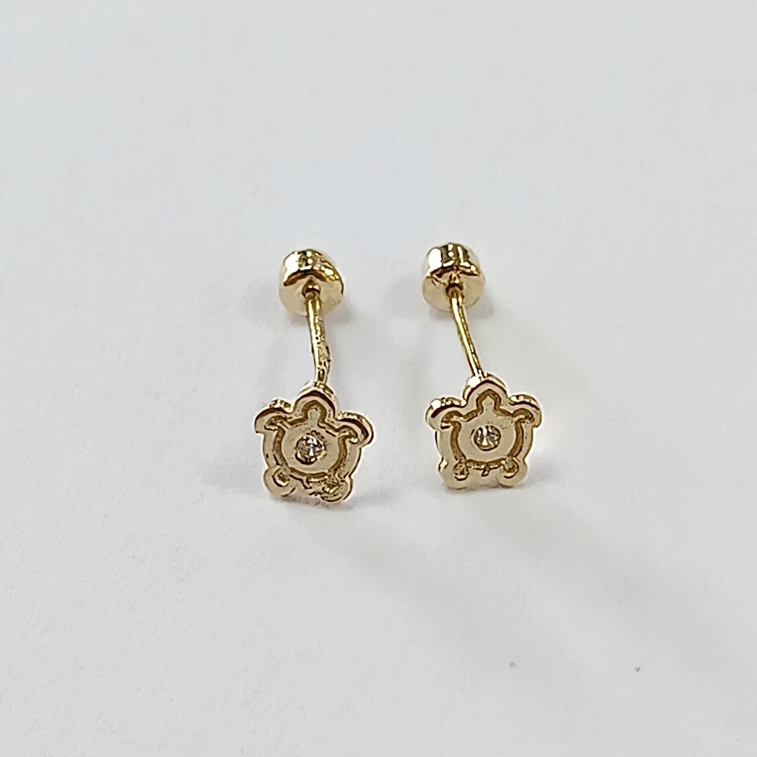 BROQUELES ORO 14K 1 (NUEVO)