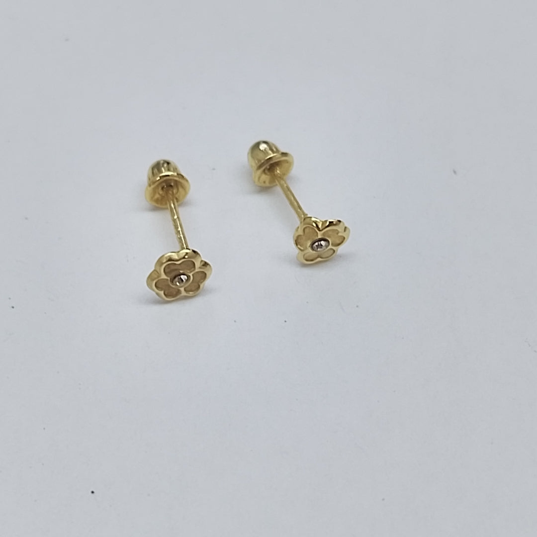 BROQUELES ORO 14K 1 (NUEVO)