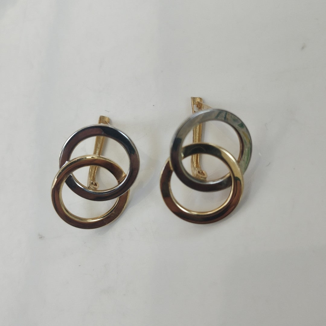 BROQUELES ORO 14K 1.9 (NUEVO)