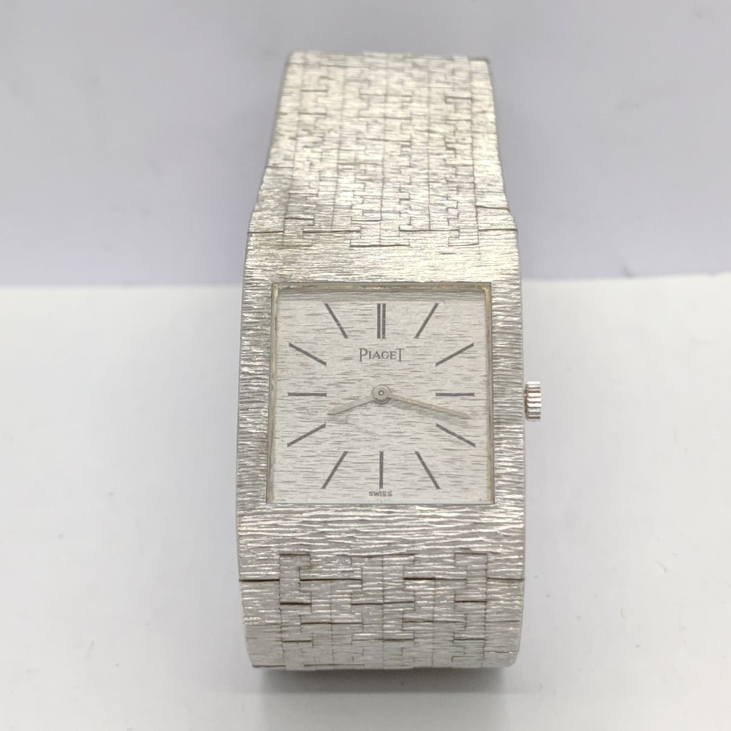 RELOJ CAJA Y PULSO ORO. ORO BLANCO. 18 K 90 GRMS (SEMINUEVO)