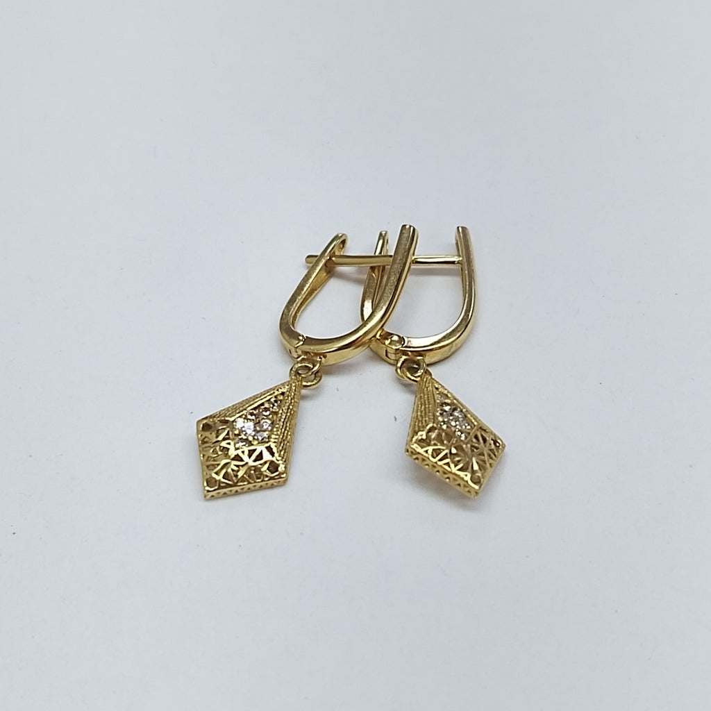 BROQUELES ORO 14K 2.9 (NUEVO)