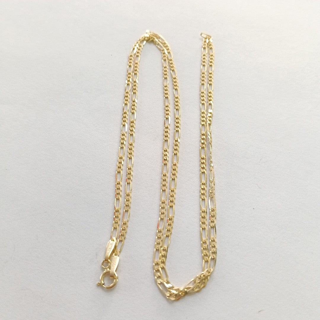 CADENAS CARTIER 3 1 AMARILLA ORO 14K 3.5 (NUEVO)