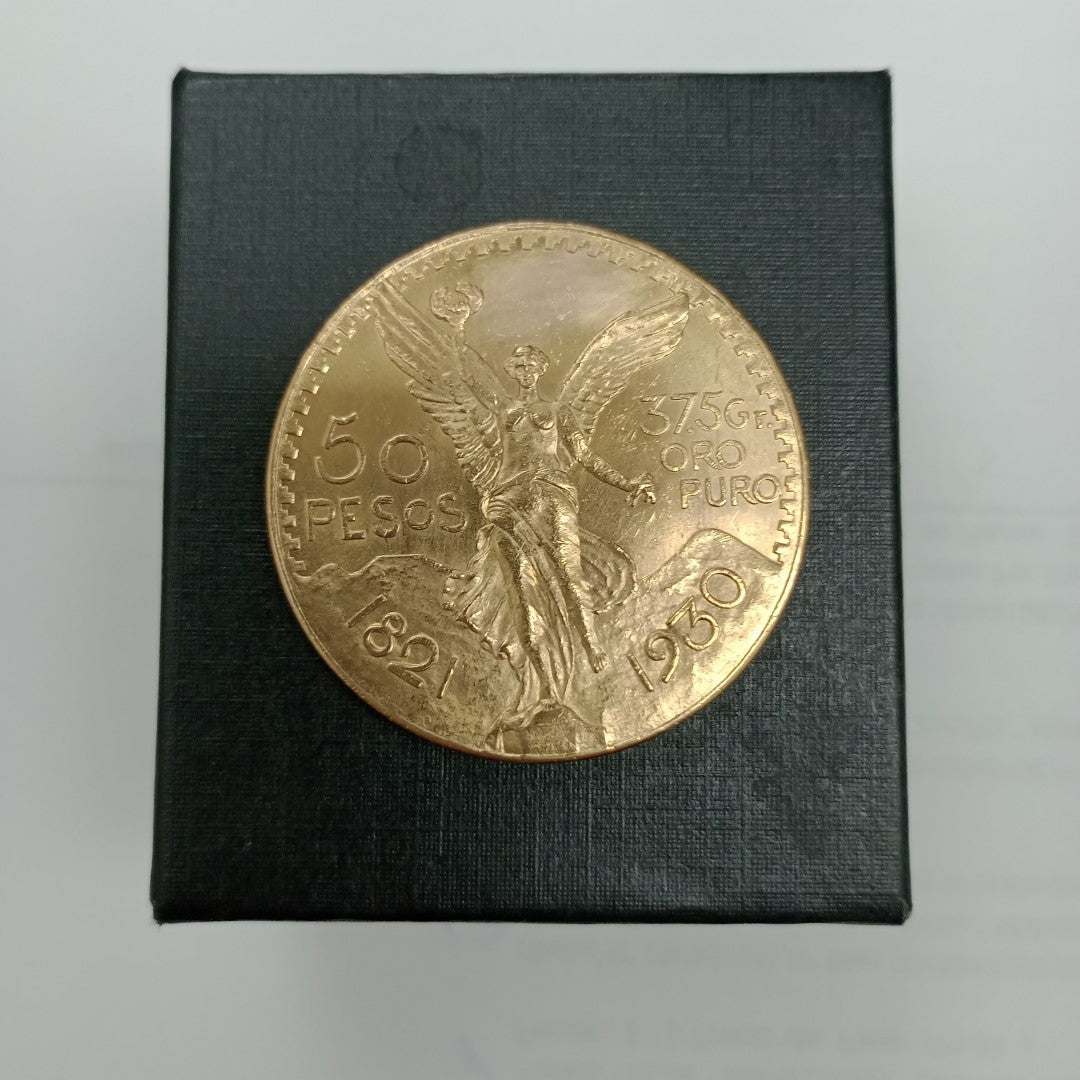 K1 41.6 GRMS 21 K IDENTIFICACIÓN MONEDA NOMINATIVA. MONEDAS PESOS 50 PESOS. (SEMINUEVO)