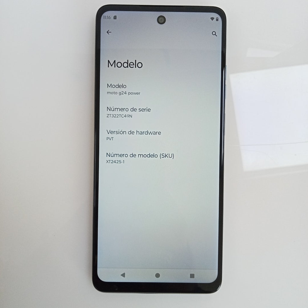 CELULAR MOTOROLA MOTO G24 POWER XT2425-1 (2024) 256 GB 8 GB RAM