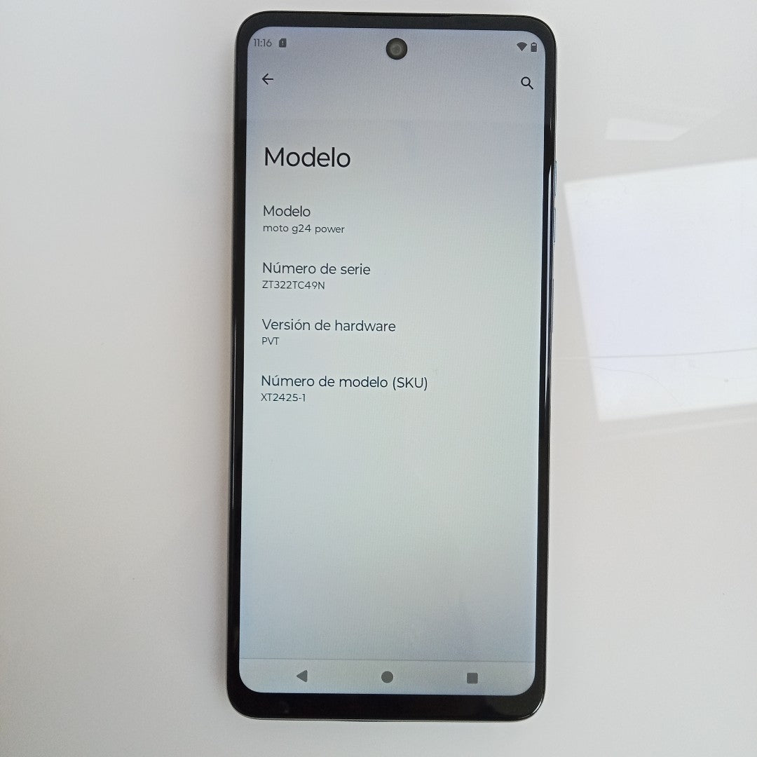 CELULAR MOTOROLA MOTO G24 POWER XT2425-1 (2024) 256 GB 8 GB RAM