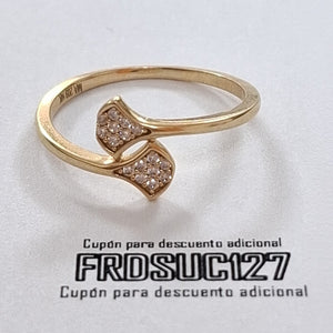 ANILLOS DAMA ORO 14K 2 (NUEVO)