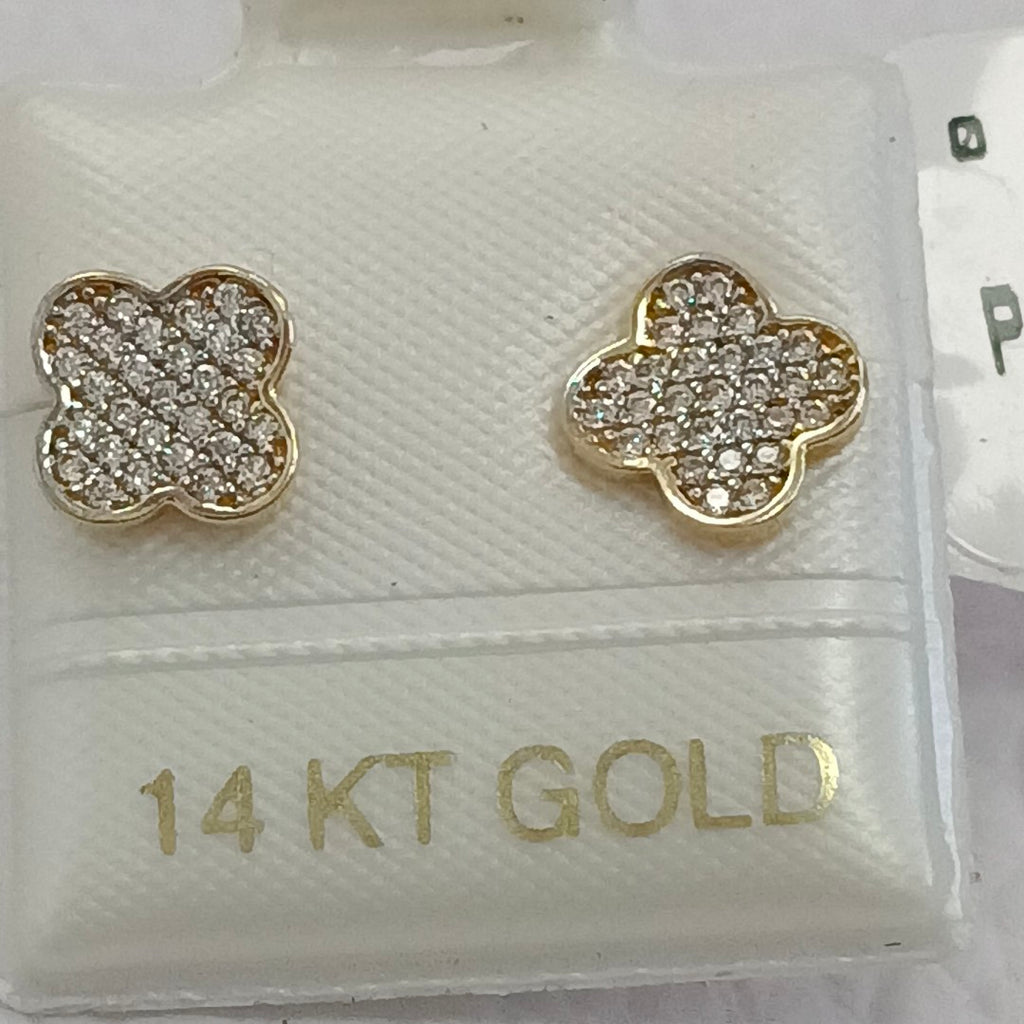 BROQUELES ORO 14K 1.1 (NUEVO)