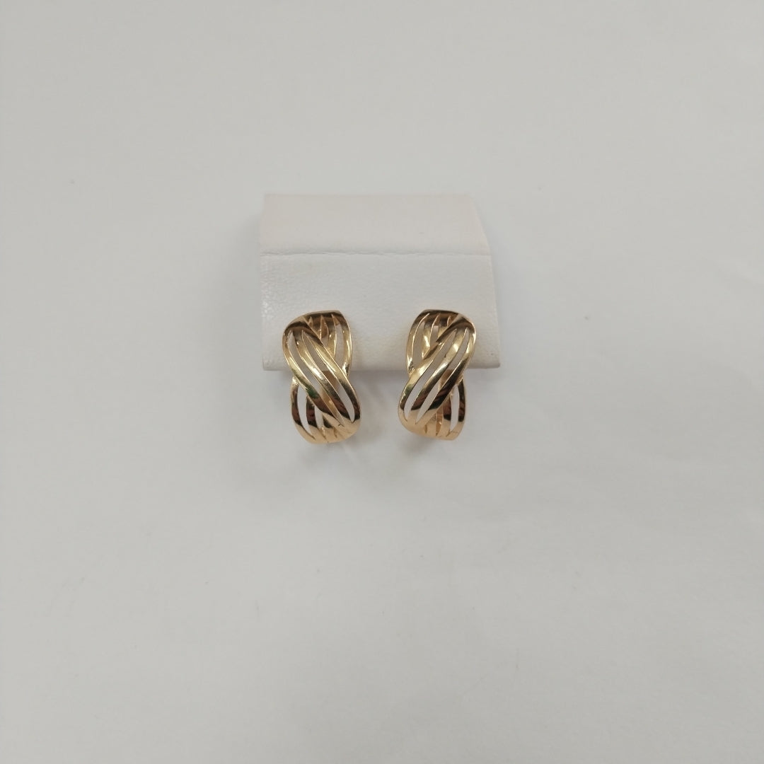 BROQUELES ORO 14K 3.7 (NUEVO)