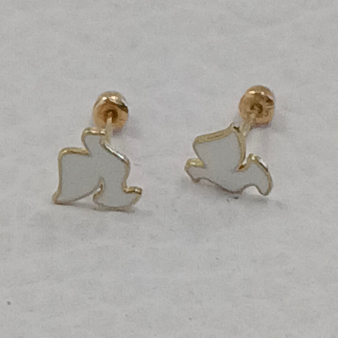 BROQUELES ORO 10K 1 (NUEVO)