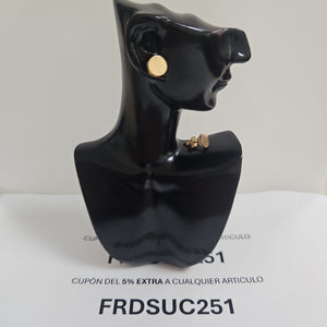 BROQUELES ORO 14K 1.5 (NUEVO)