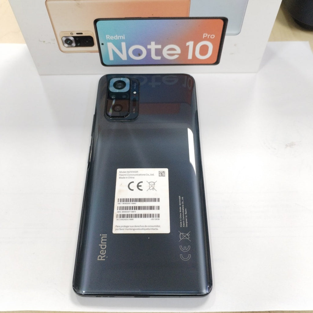 CELULAR XIAOMI REDMI NOTE 10 PRO M2101K6R 128 GB 6 GB RAM (SEMINUEVO)
