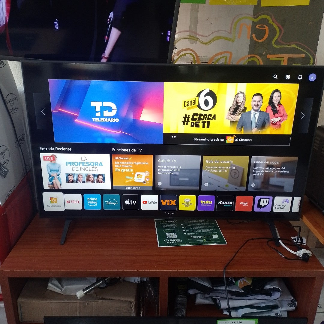 PANTALLA LG 50UQ8000PSB (2023) 50" LED 4K (SEMINUEVO)