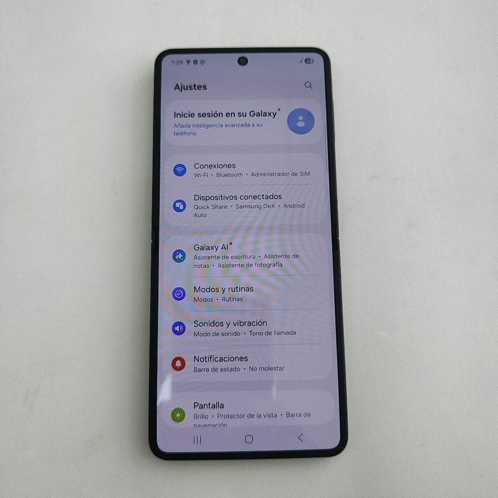 CELULAR SAMSUNG GALAXY Z FLIP 7 SM-F766B (2025) 512 GB 12 GB RAM (SEMINUEVO)