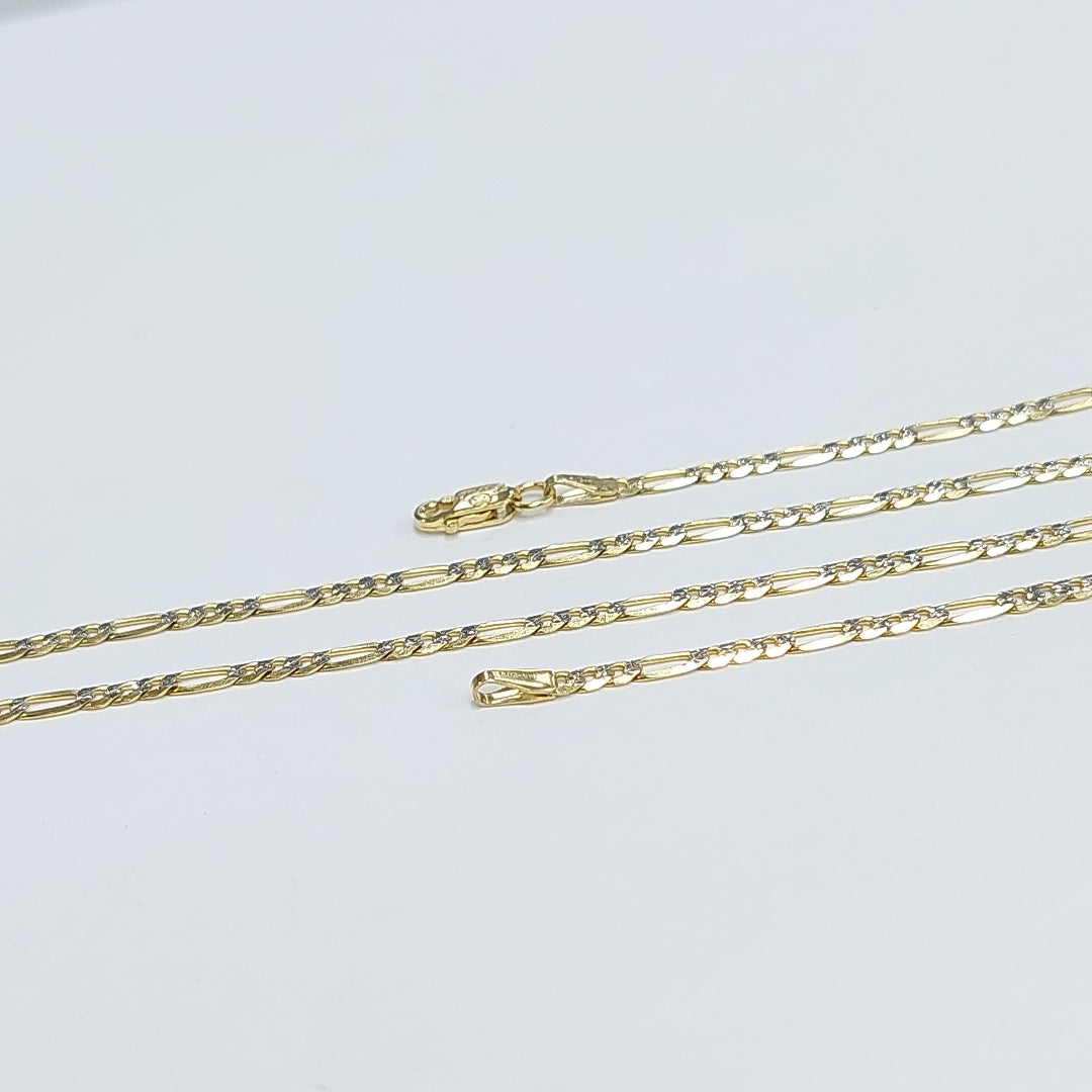 CADENAS CARTIER 3 1 DIAMANTADA ORO 14K 4.6 (NUEVO)