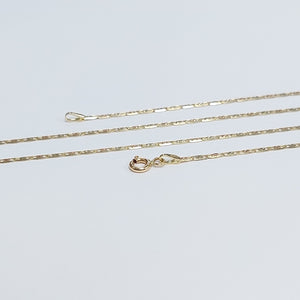 CADENAS VALENTINA/ESPEJO ORO 14K 2.7 (NUEVO)