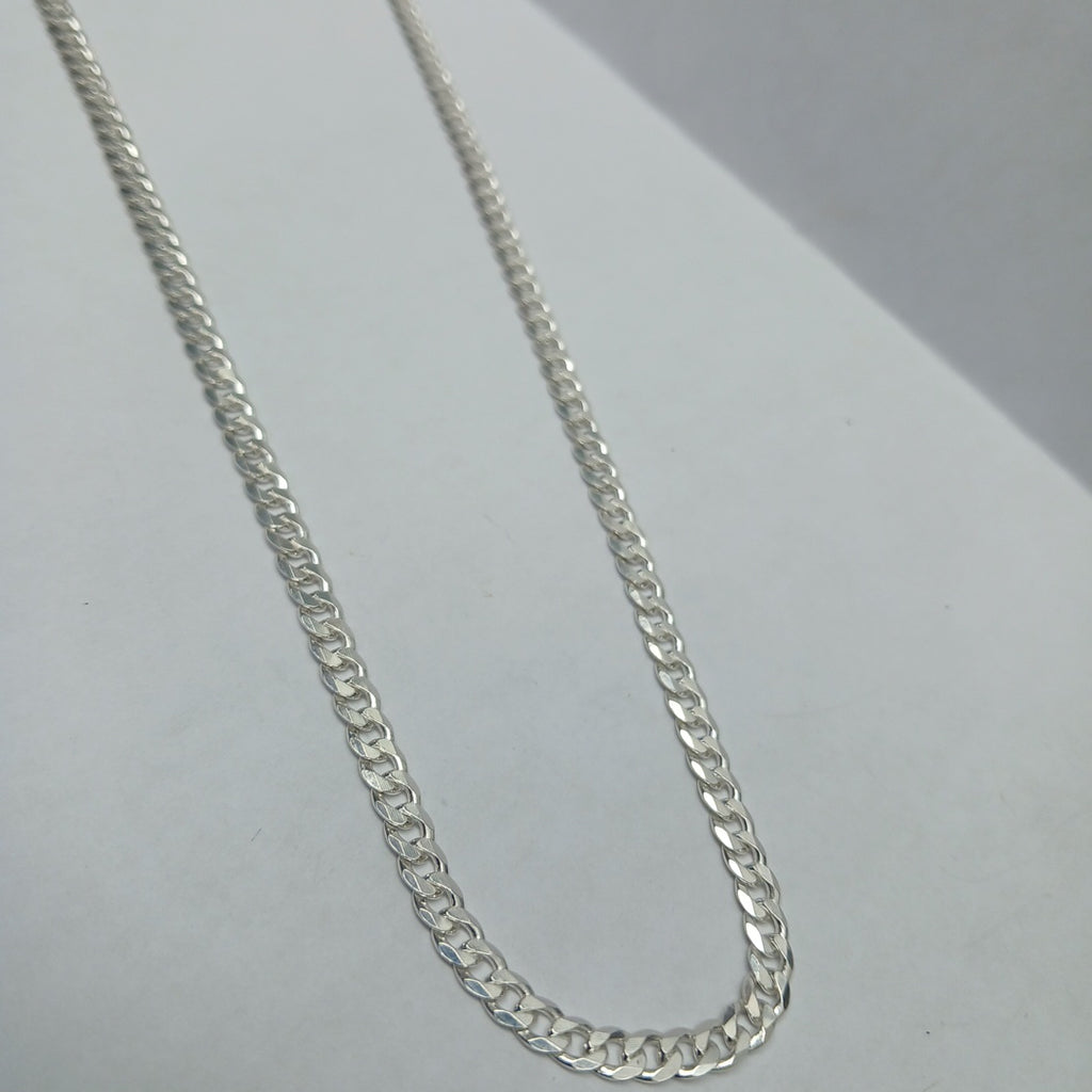 CADENA BARBADA PLATA .925 13.1G (NUEVO)