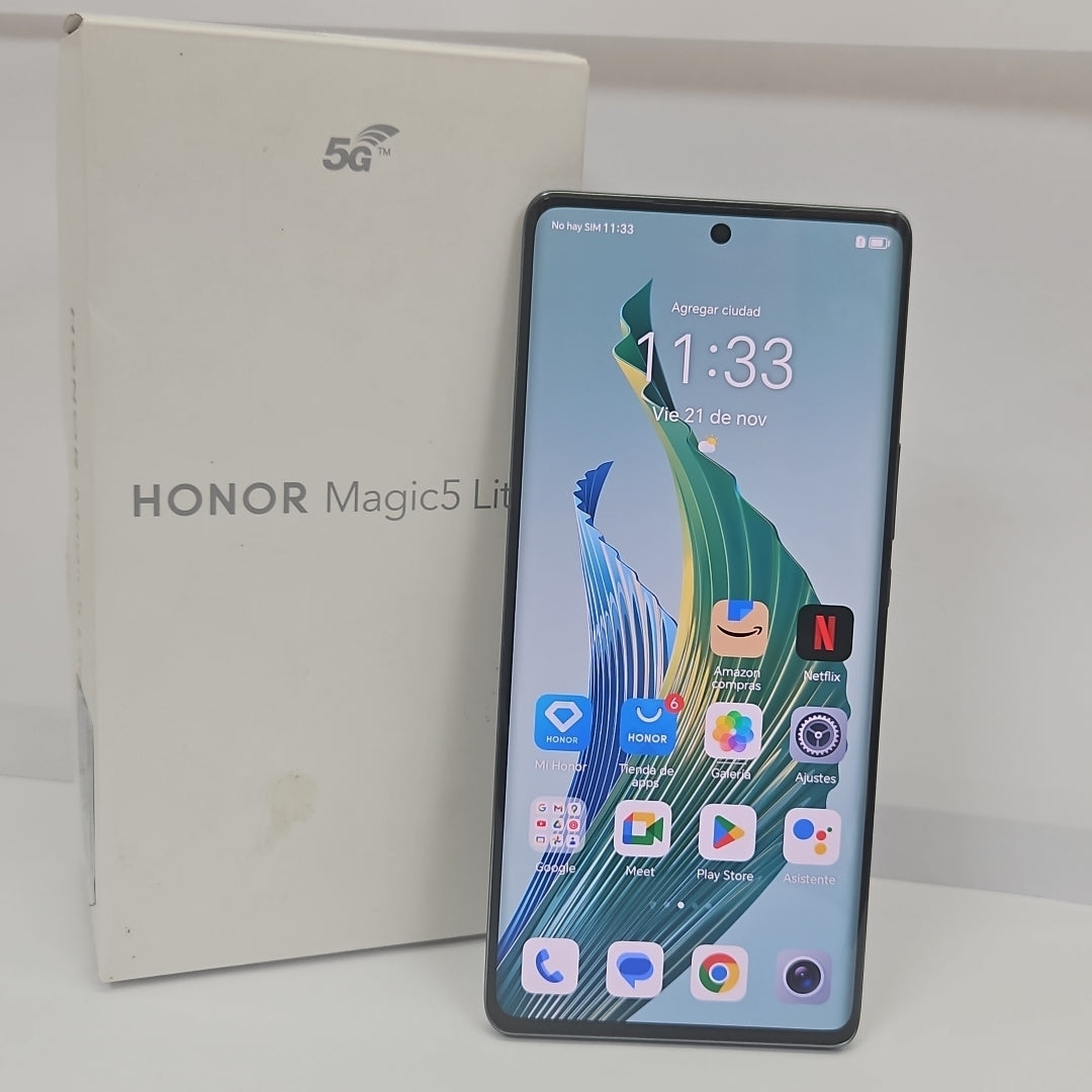 CELULAR HONOR MAGIC 5 LITE RMO-NX3 256 GB 8 GB RAM (SEMINUEVO)