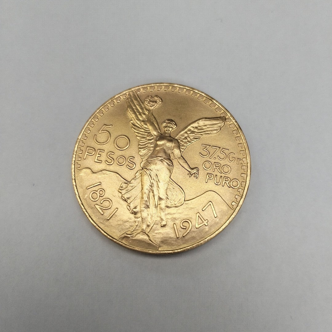 K1 41,60 GRMS 21 K IDENTIFICACIÓN MONEDA NOMINATIVA MONEDAS PESOS 50 PESOS (SEMINUEVO)