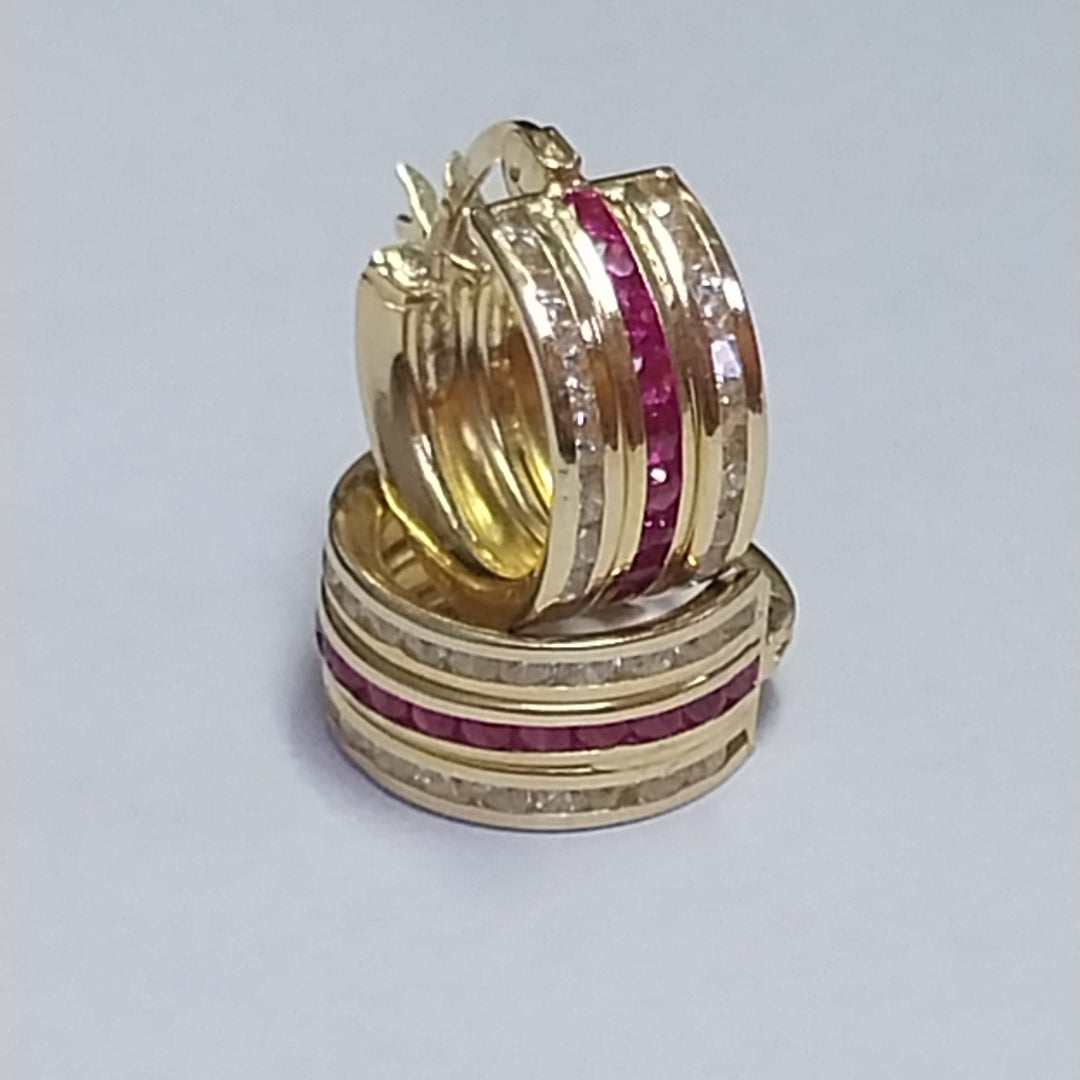 ARRACADAS ORO 14K 2.5 (NUEVO)