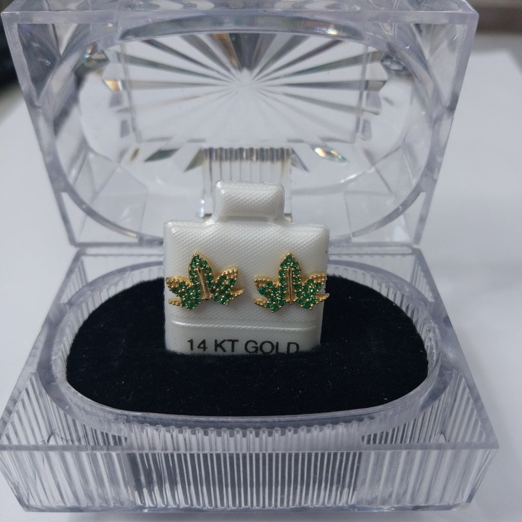 BROQUELES ORO 14K 1.5 (NUEVO)